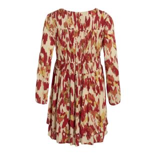 Robe Beige/Rouge Femme Vila Vimunthe 3/4 vue 0