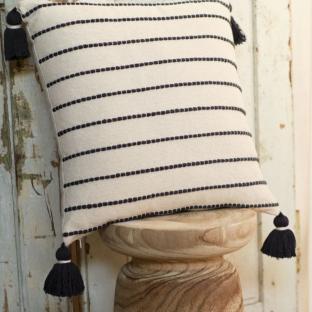 Coussin déhoussable uni en Coton Ecru TODAY 45x45 cm vue 0