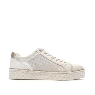 Baskets Beige Femme Marco Tozzi Cream Comb vue 0