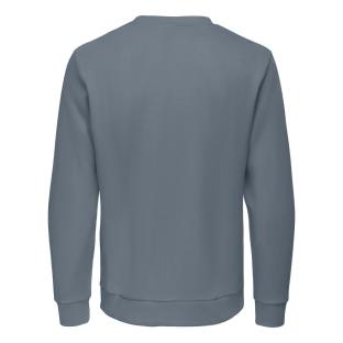 Sweat Bleu Homme Only & Sons Chase vue 2
