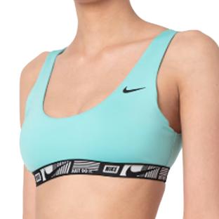 Haut de maillot de bain Vert Femme Nike Banded Bottom pas cher