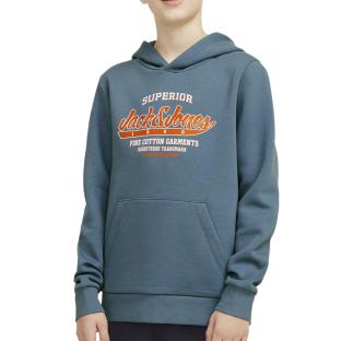 Sweat Bleu Garçon Jack & Jones Logo pas cher