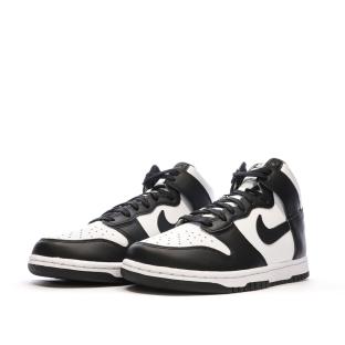 Baskets Blanches/Noires Homme Nike Dunk Hi vue 6