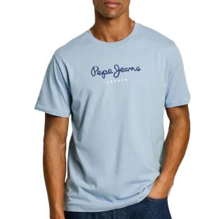 T-shirt Bleu Homme Pepe jeans 508208 vue 0