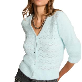 Gilet Bleu Femme Morgan MLILY pas cher