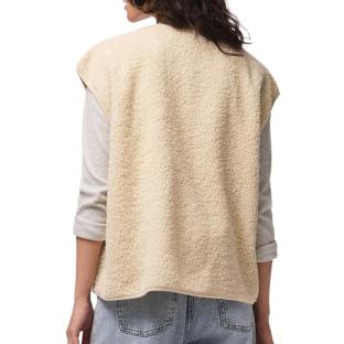 Gilet sans manche Beige Femme Pieces Katty vue 0