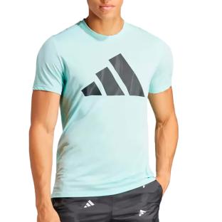 T-shirt Turquoise Homme Adidas Run pas cher