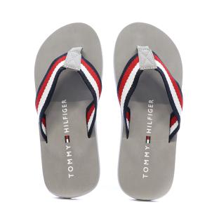Tongs Grises Homme Tommy Hilfiger Coprorate vue 3