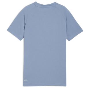 T-Shirt Bleu Garçon Puma Evostripe vue 0