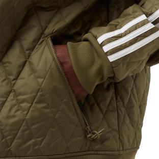 Veste Verte Homme Adidas Quilted vue 2