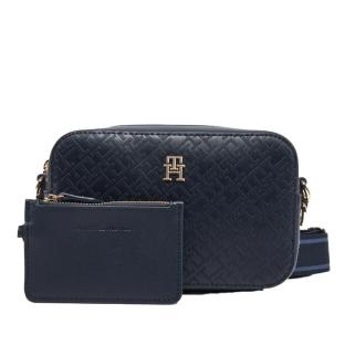 Sac à Bandoulière Marine Femme Tommy Hilfiger Distincts pas cher