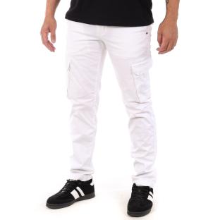 Pantalon Blanc Homme Paname Brothers Live pas cher
