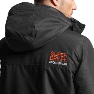 Veste Noire Homme Superdry Hooded vue 0