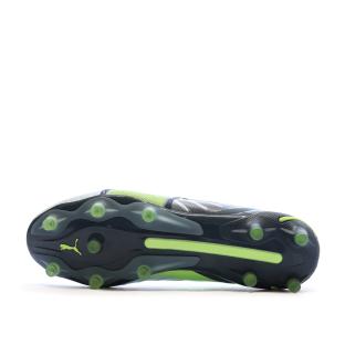 Chaussures de Foot Blanches/Noires/Vertes Homme Puma King Ultimate FG/AG vue 0