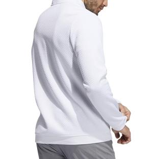 Sweat 1/4 Zip Blanc Homme Adidas GR3105 vue 2