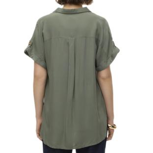 Chemise Verte Femme Vero Moda Bumpy vue 0