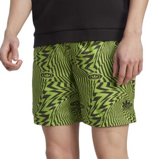 Short de Bain Vert/Noir Homme Adidas Aop pas cher