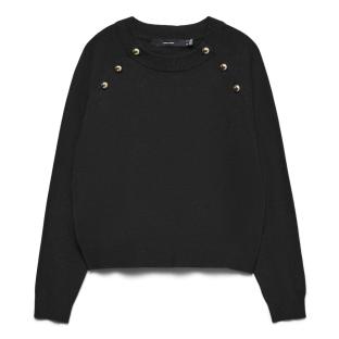 Pull Noir Femme Vero Moda Happy pas cher