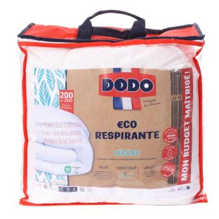 Couette Blanche Dodo Synthetique Legere Eco-respirante 200x200cm pas cher