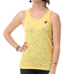 Débardeur Jaune Femme Von Dutch Zip vue 0