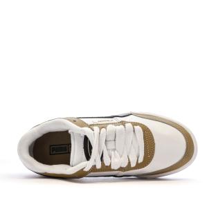 Baskets Blanches/Marron Garçon Puma Muted vue 4