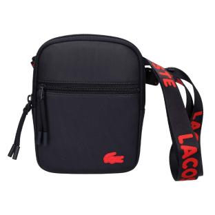 Sacoche Marine/Rouge Homme Lacoste Flat vue 0