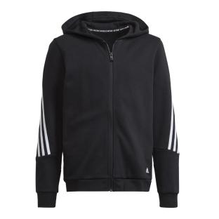 Veste à Capuche Noir Mixte Enfant Adidas Icons 3 vue 0