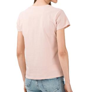 T-shirt Rose femme Pepe Jeans LACEY vue 2