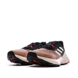 Chaussure de trail running Rose/Noir Femme Terrex Soulstride RAIN.RDY vue 0