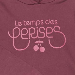 Sweat Bordeaux Fille Le Temps Des Cerises Celiagi vue 0