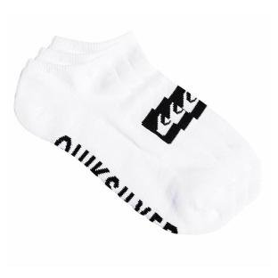 x3 Chaussettes Blanches/Noires Homme Quiksilver 3ankle vue 0
