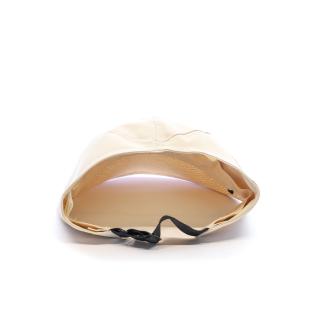 Chapeau Visière Beige Femme Via Lorenzo Naturel vue 0