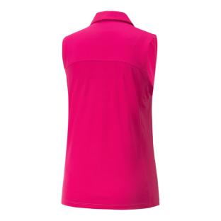 Polo Rose Fushia Femme Puma Gamer vue 2