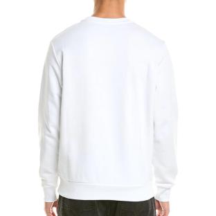 Sweat Blanc Homme Diesel Felpa vue 2