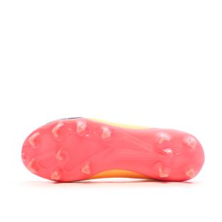 Chaussures de football Orange/Rose Garçon/Fille Puma Ultra Match vue 5