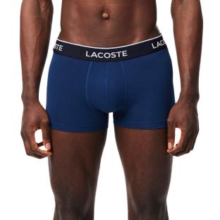 x3 Boxers Marines/Rouges Homme Lacoste 5H1300 pas cher