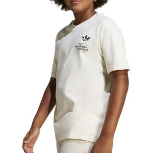 T-Shirt Blanc Garçon Adidas JD1279 vue 0