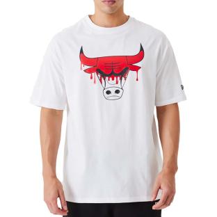 T-shirt Blanc/Rouge Homme New Era Chibul pas cher
