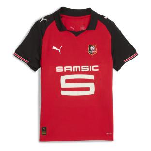 STADE RENNAIS Maillot de Football Rouge/Noir Garçon Puma 25/26 vue 0