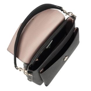 Sac à main Noir Femme Guess Eco Brenton vue 4