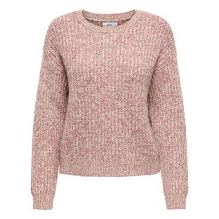 Pull Rose/Écru Femme JDY Yandi vue 0