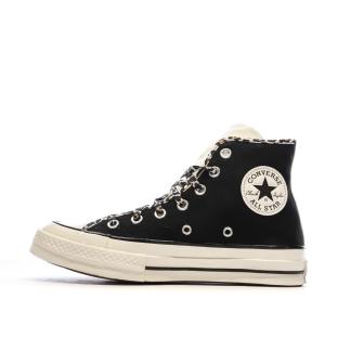 Baskets Noires Léopard Femme Converse Chuck 70 pas cher