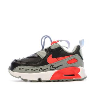 Baskets Noir Garçon Nike Air Max 90 Toggle pas cher