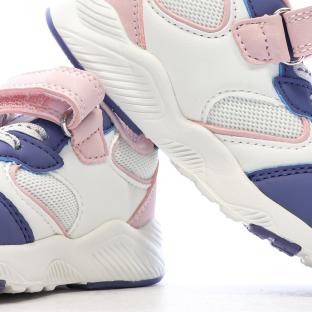 Baskets Bleu/Rose Fille Le Coq Sportif Lsc Runner vue 7
