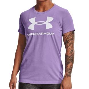 T-shirt Violet Femme Under Armour Live Sportstyle Graphic pas cher