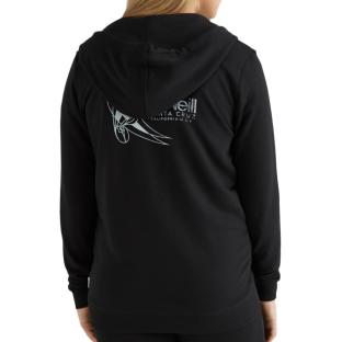 Sweat Zippé à capuche Noir Femme O'Neill Circle Surfer vue 2