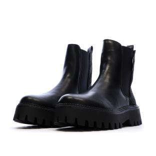 Bottines Noir Femme Kaporal Crissy vue 0