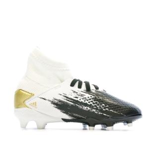 Chaussures de football Noires/Blanches Garçon Adidas Predator 20.3 vue 2