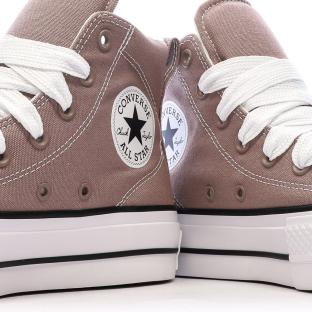 Baskets Taupe Femme Converse Chuck Taylor All Star Puff vue 7