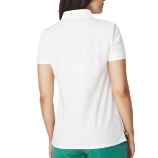 Polo Blanc Femme TBS BONIEPOL vue 2